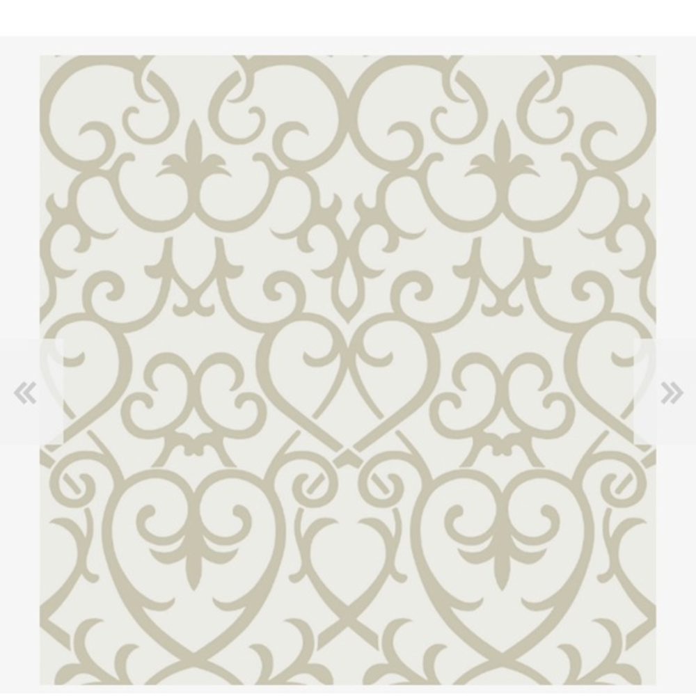 NWT Scott Living Self-Adhesive Wallpaper RHAPSODY Taupe Gold 20.5-in x 18-ft NEW